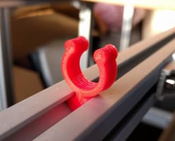 80/20 drop in 30mm wire holder 3d model