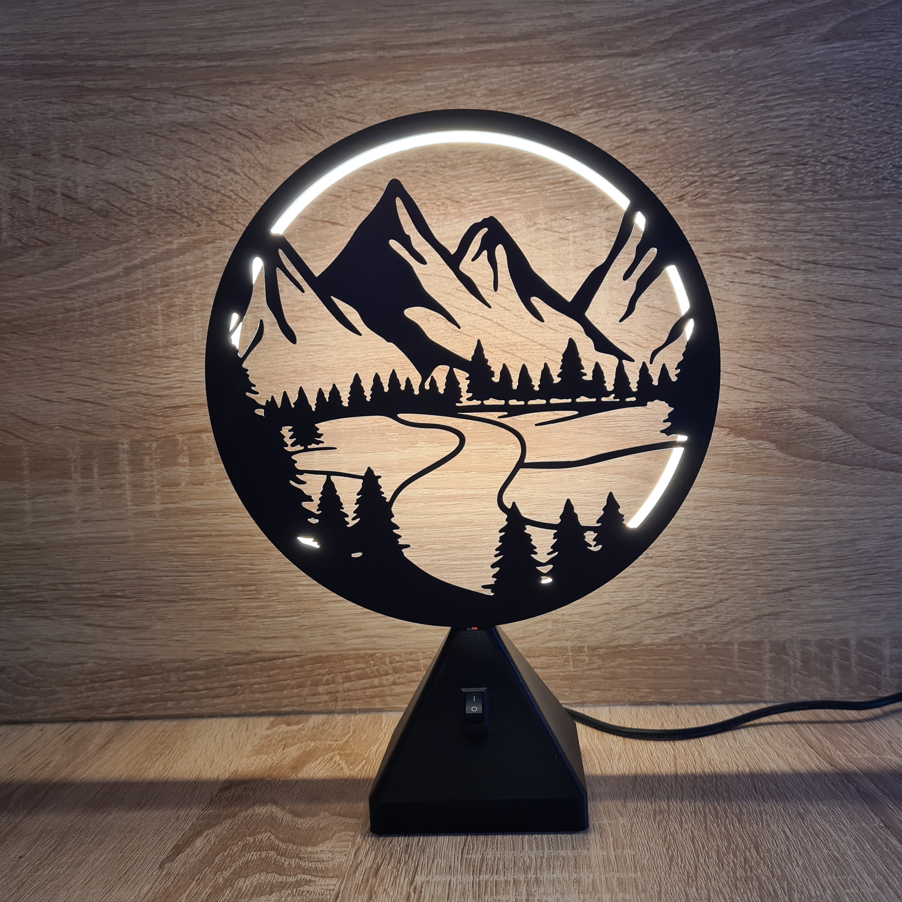 LED Ring Lamp 3d model