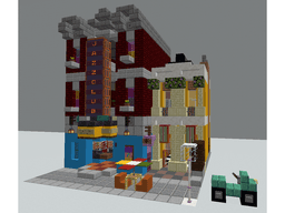 Minecraft Jazz Club 3d model