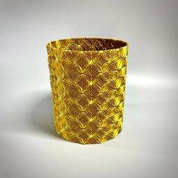 Geometric Ripple Vase