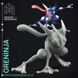 Greninja - Pokemon - Fan Art 3D model by printedobsession Thangs