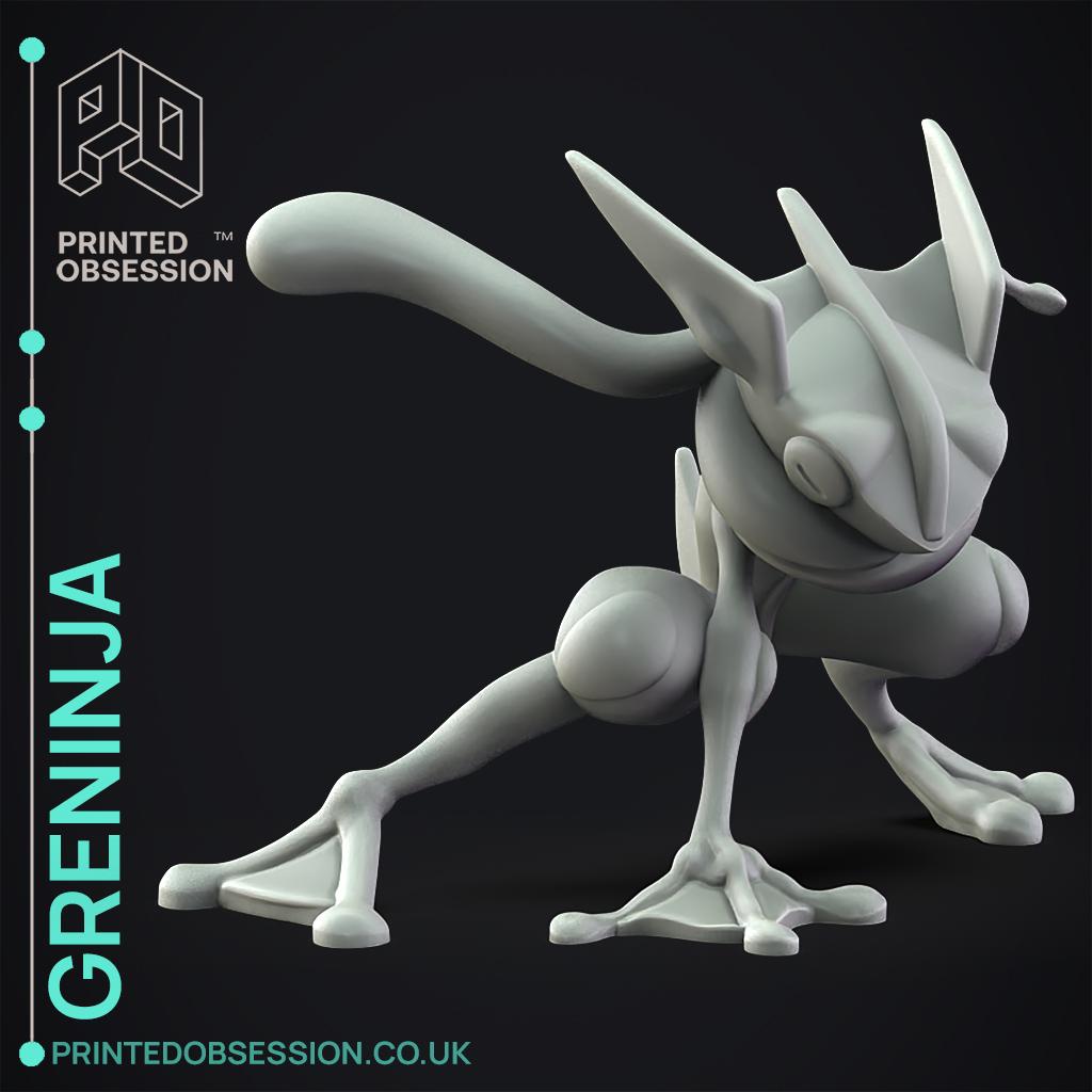 Greninja - Pokemon - Fan Art 3d model