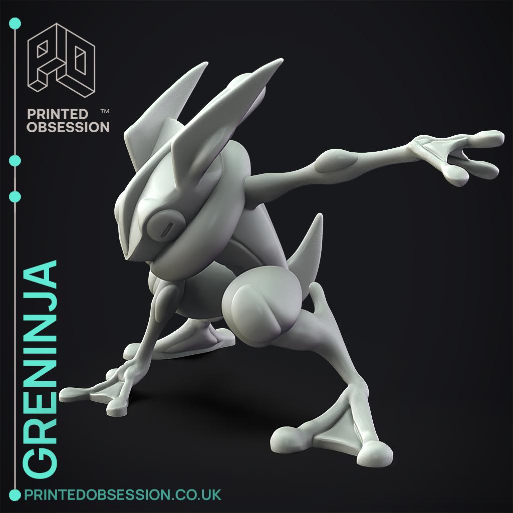 Greninja - Pokemon - Fan Art 3d model