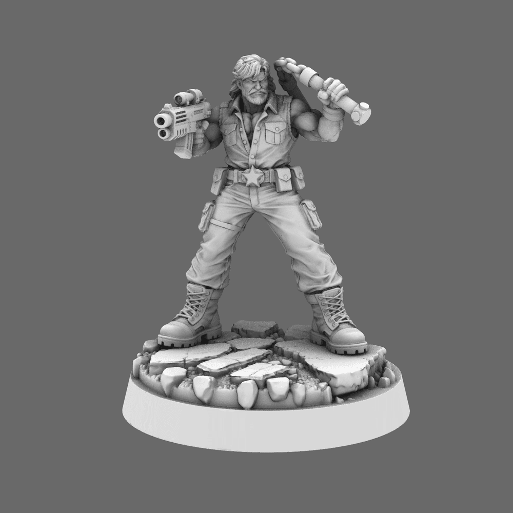 Colonial Troops Action Hero Chuck 3d model