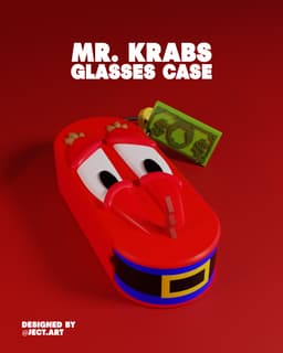 Case para Gafas y Joyas del Señor Cangrejo 3d model