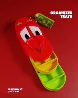 Case para Gafas y Joyas del Señor Cangrejo 3d model