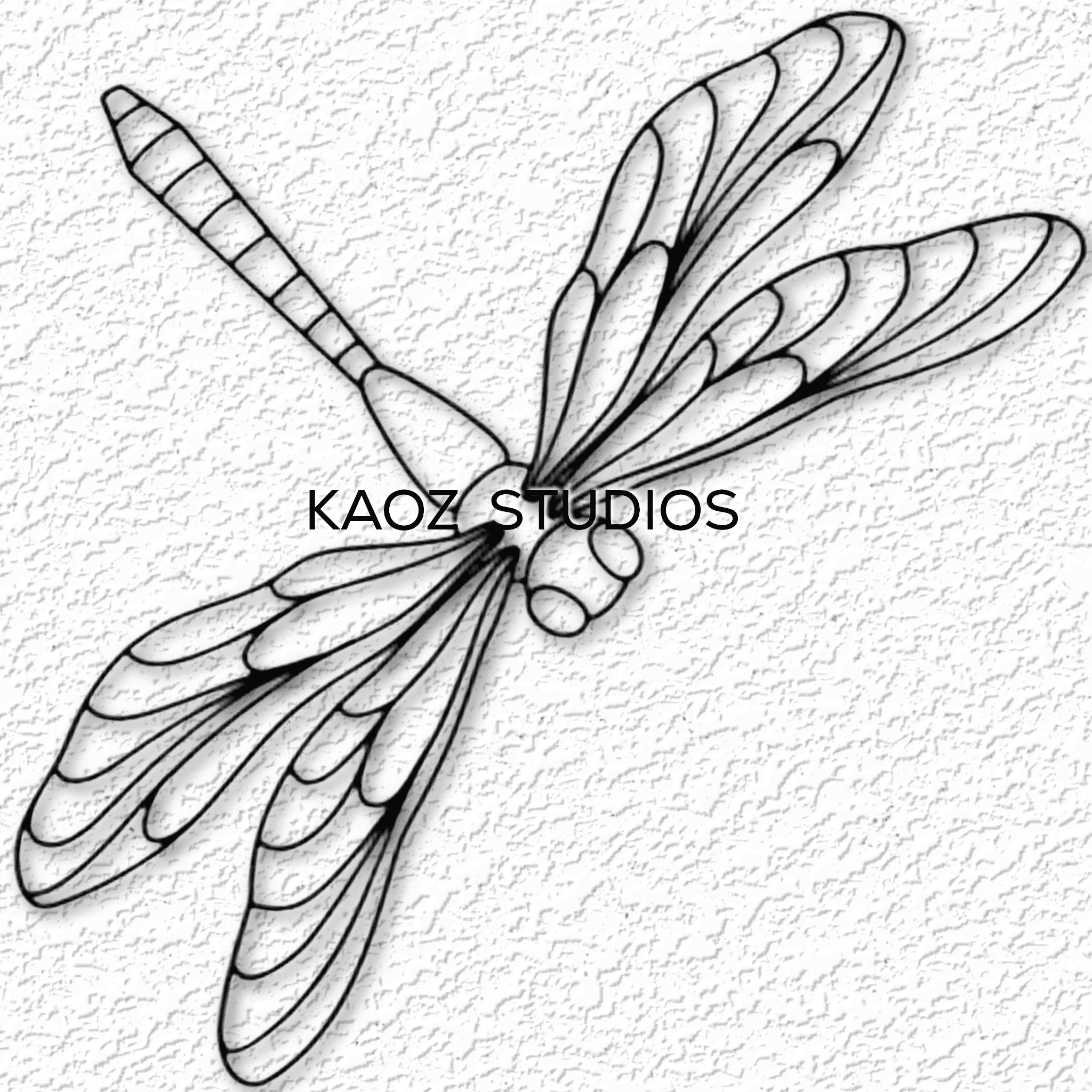 dragonfly wall art dragon fly wall decor insect decoration 3d model