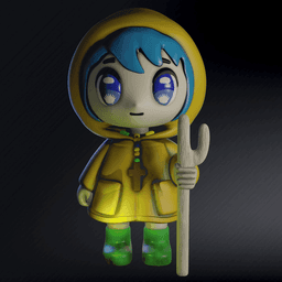 Luce The Vatican Mascot, Lux The lightsworn + / 3MF Multicolor Files For AMS included ) 3d model
