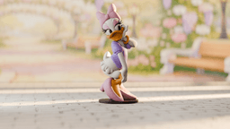 DuckTales Cute Daisy Duck Character Figurine 3d model