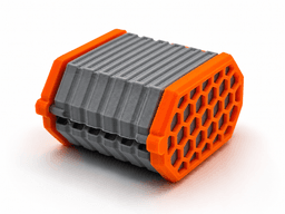 Micro EDC Hex Bit Case 3d model