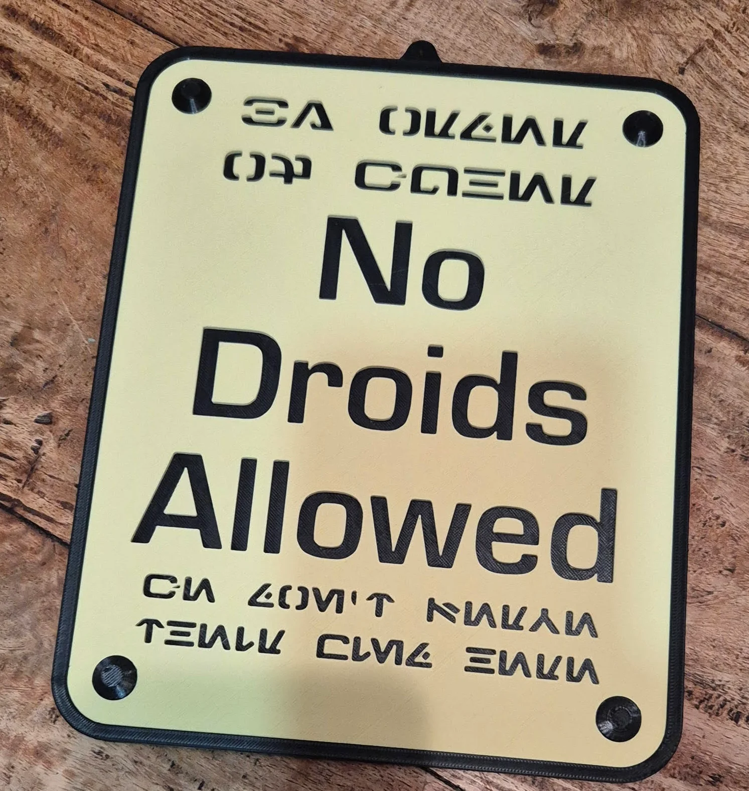 Star Wars - No Droids Allowed 3d model
