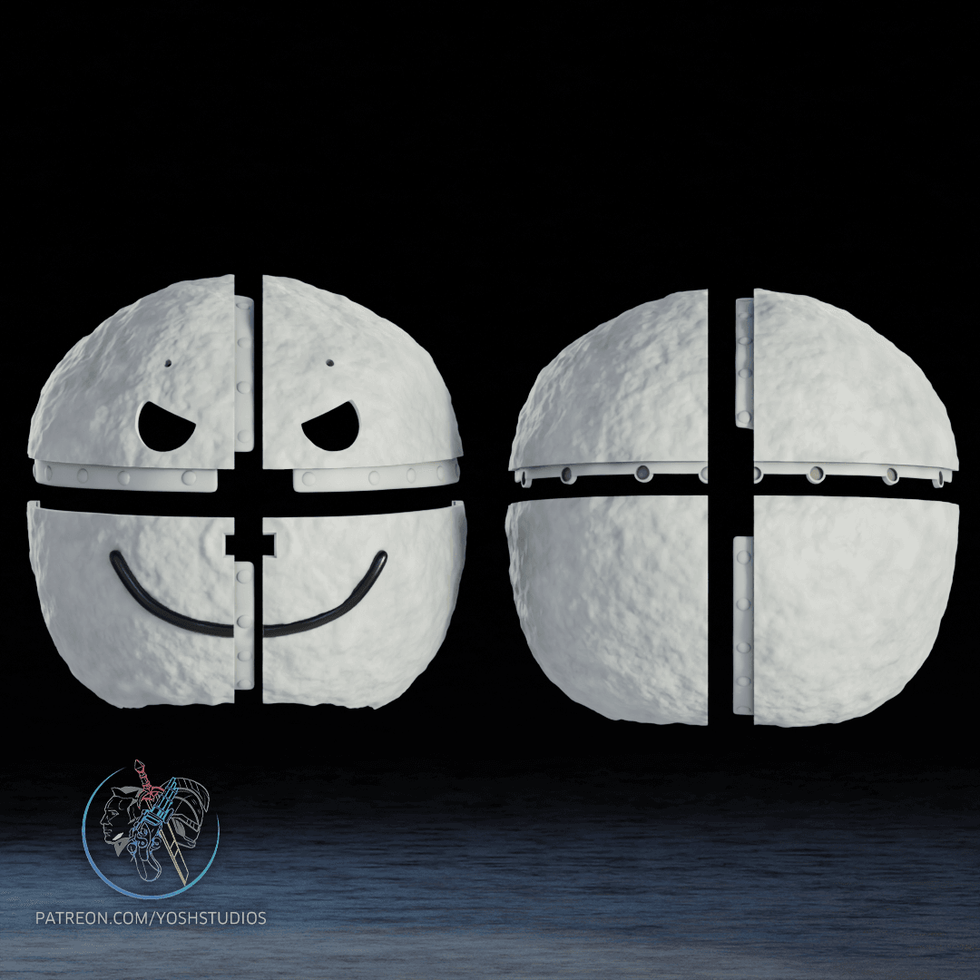 Snowman Helmet 3D Printer STL File 3d model