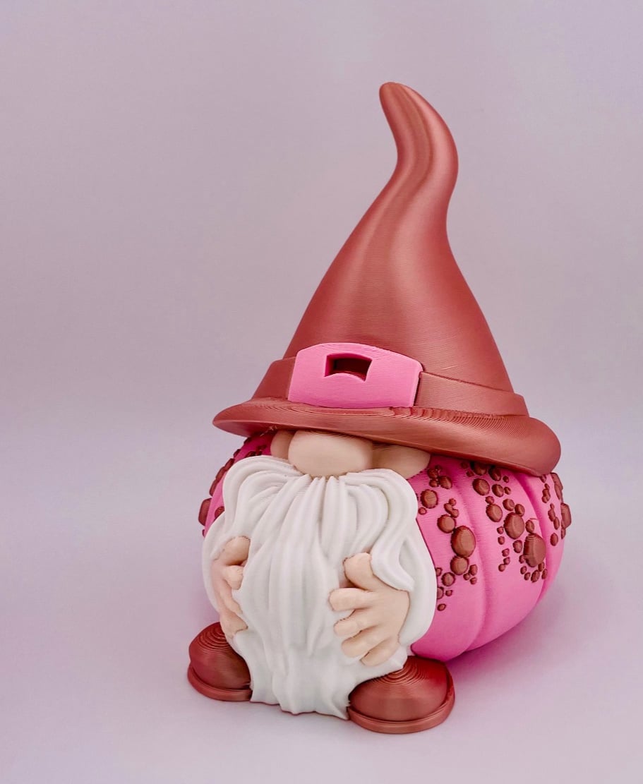 Pumpkin Gnome -Witch Hat 3d model