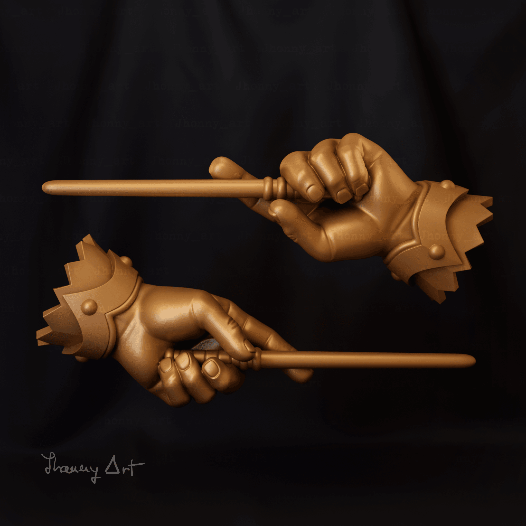 Flourish & Blotts Manicule Harry Potter 3d model