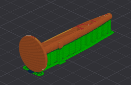 Lundry bag pin for Pax (IKEA) 3d model