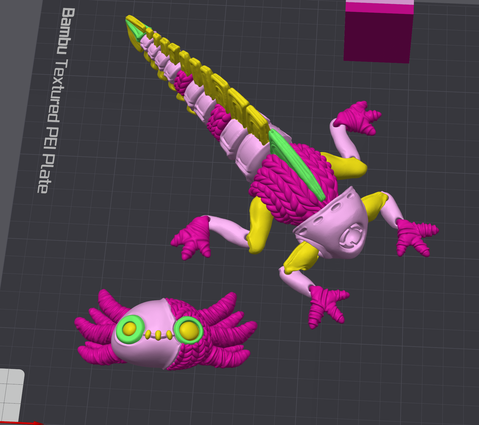 Stuffed Axolotl 3d model
