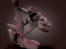 Werewolf1_with_fur.stl 3d model
