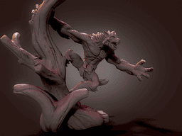 Werewolf1_with_fur.stl 3d model