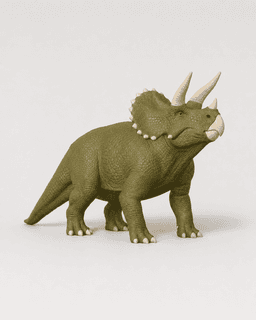 Realistic Triceratops Dinosaur 3d model
