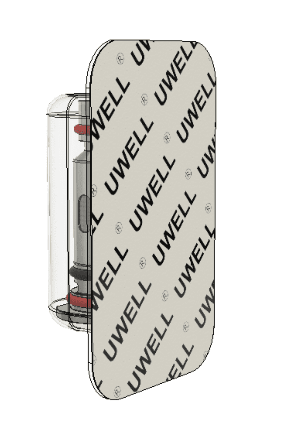 wraped uwell caliburn coil 3d model