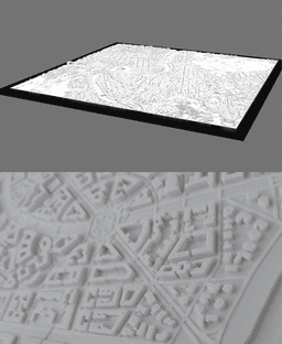 ROME, Skyline 3d map 3d model
