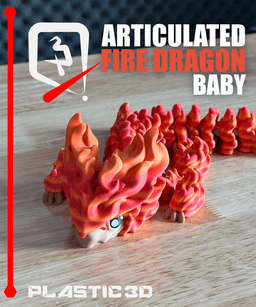 Baby Fire Dragon — The Scorching Sentinel 3d model