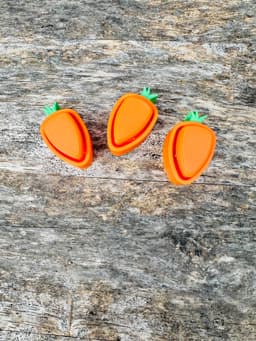 Carrot Clicker - 3MF and Keychain included! 3d model