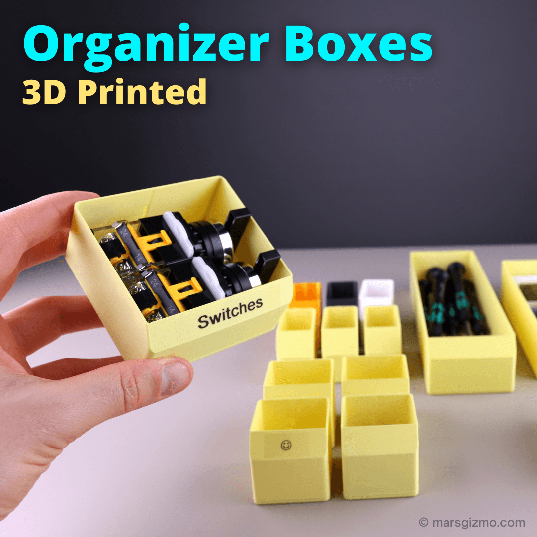Various Hardware Organizer Boxes - Check it in my video: https://youtu.be/RRX1fPVUb-Y

My website: https://www.marsgizmo.com - 3d model