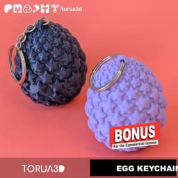 BONUS!!- Stallar dragon egg keychain 019 - STL Files 3d model