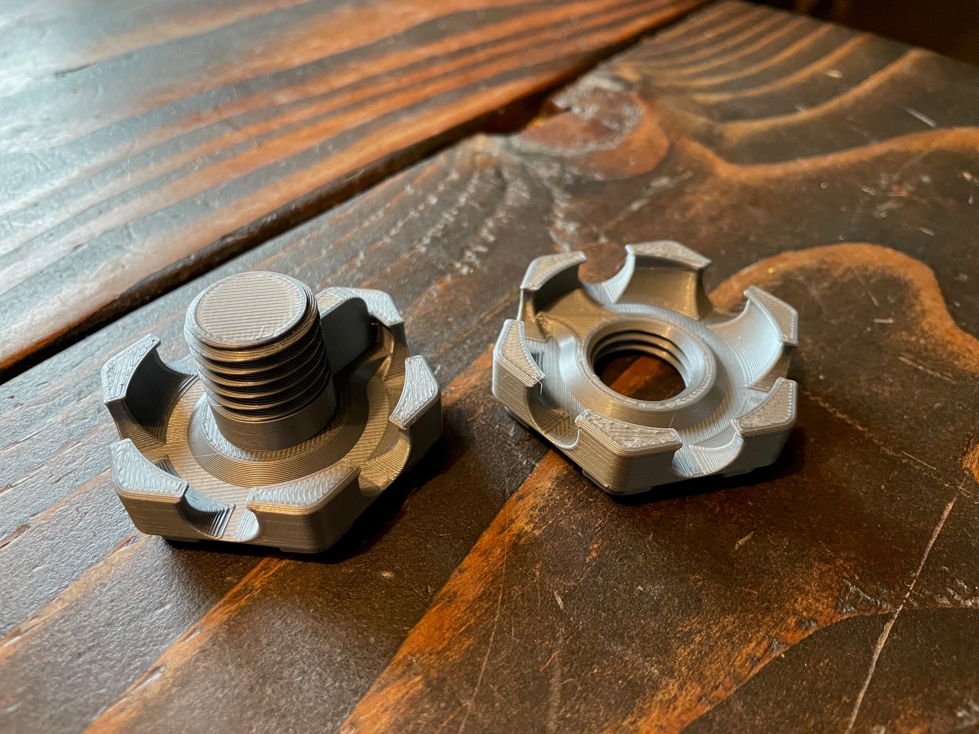 Hextraction Nut And Bolt Tile 3d model