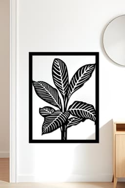 Leaf Wall Art, Wall Decor, Home Decor 3d model
