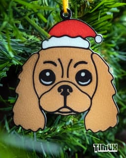 PUPPYS KEYCHAINS - CHRISTMAS ORNAMENTS - SET #3 3d model