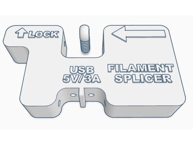 AUTO FILAMENT SPLICER (AFS V1) USING YOUR 3D BOWDEN PRINTER (e.g. Ender 3/PRO) 3d model