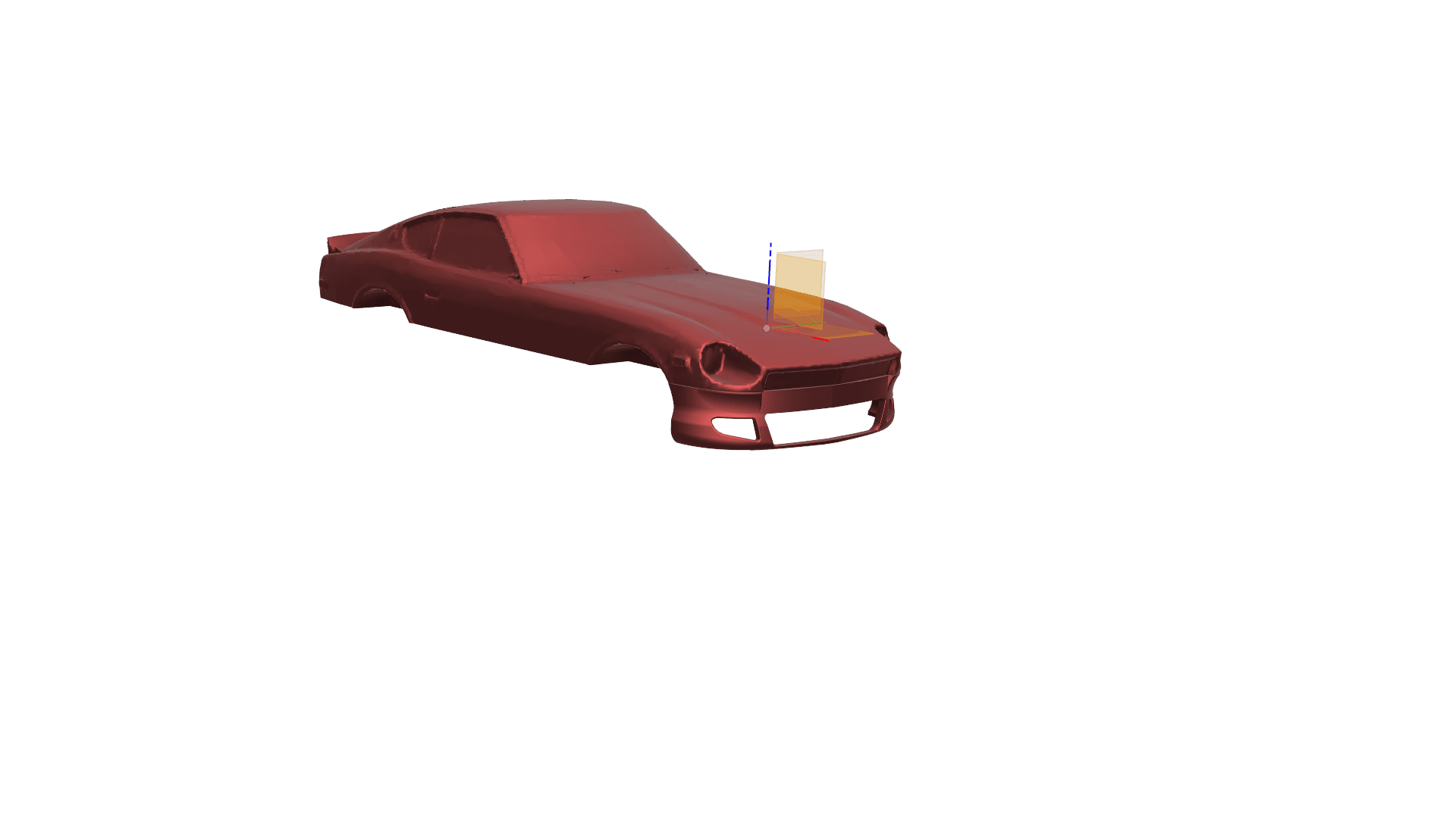 240z Custom Bumper 3d model