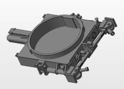 1:35 M55 Quad 50 Trailer Base 3d model