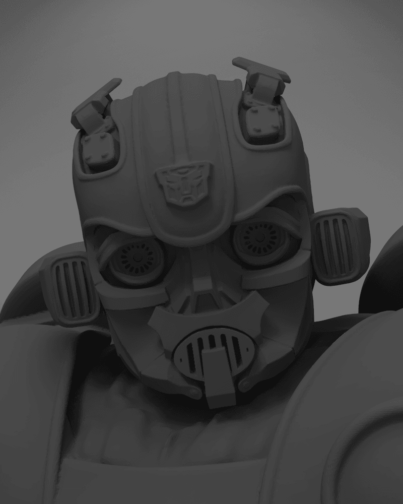 Bumblebee Bust - Transformers 3d model