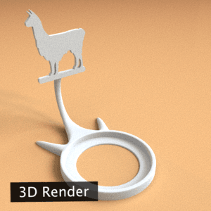 Anima Alpaca 3d model