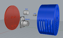 Smoke/Gas detector 3d model