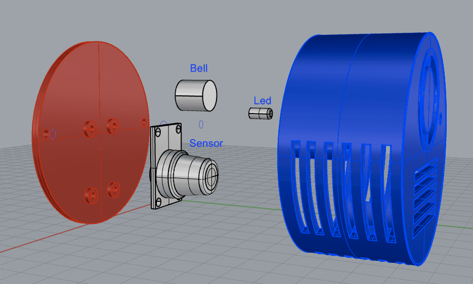 Smoke/Gas detector 3d model