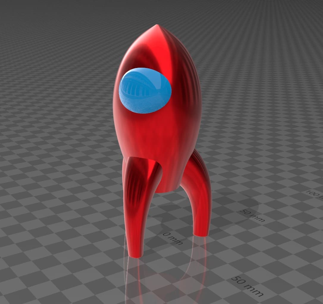 rocket fairydust - hollow and full versions 3d model