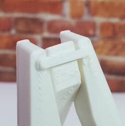 Print-In-Place Miniature Easel :: Art & Hobby Display Stand 3d model