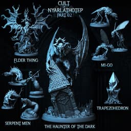Cult of Nyarlathotep part 02 - Miniatures + Terrain Collection 3d model