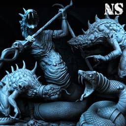 Cult of Nyarlathotep part 02 - Miniatures + Terrain Collection 3d model
