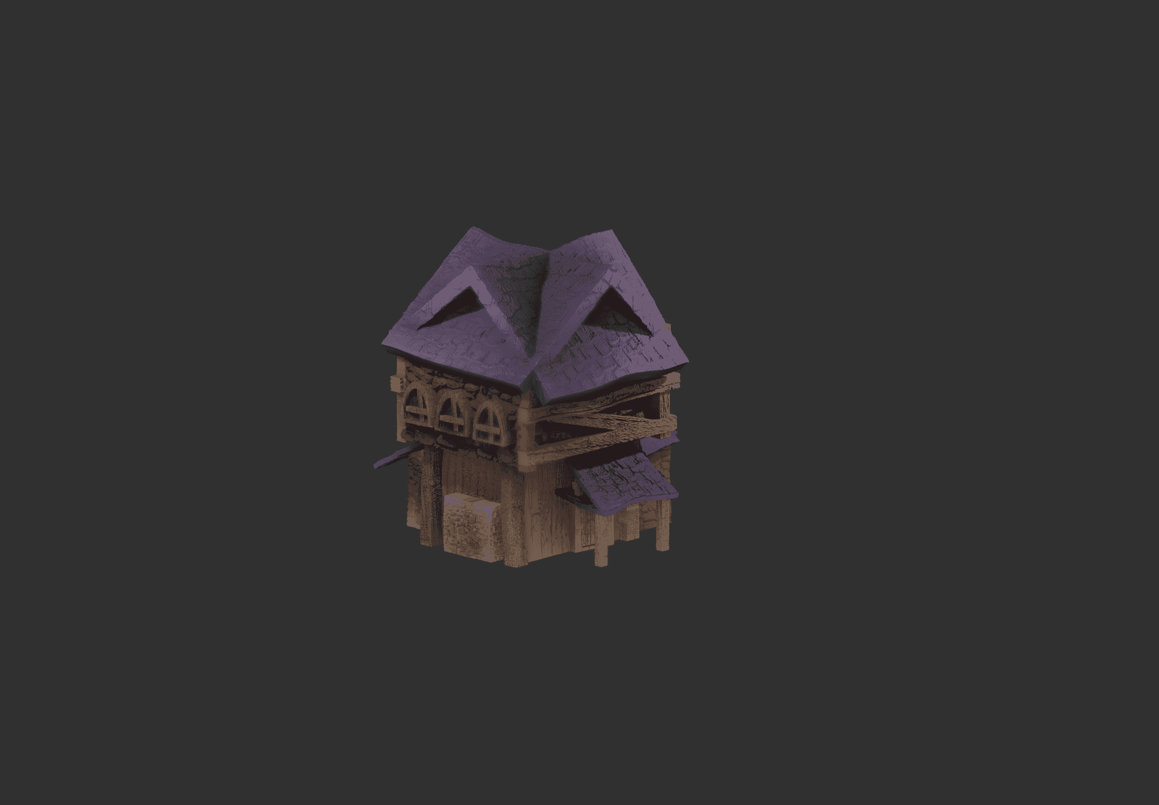 Fantasy Building 3d model