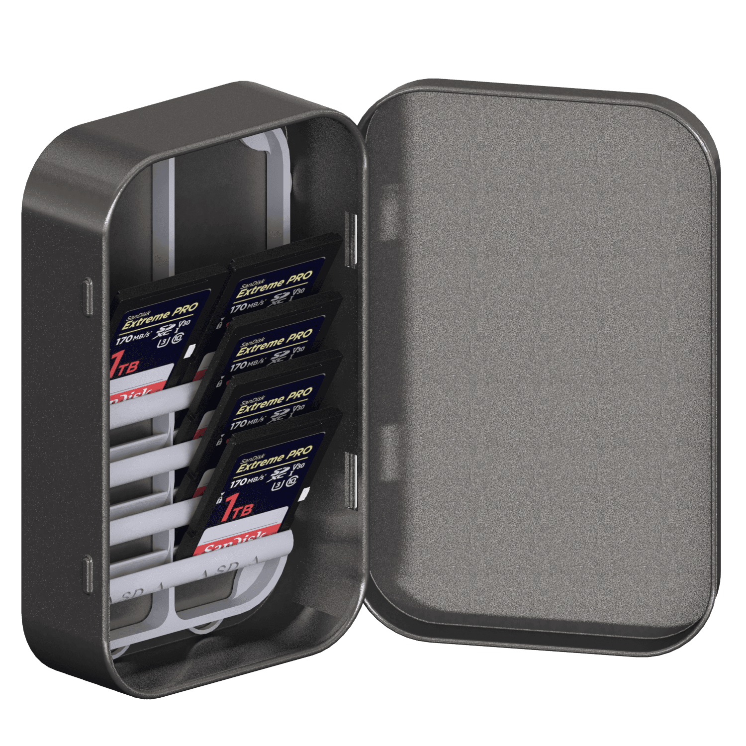 SD card locker 3d model
