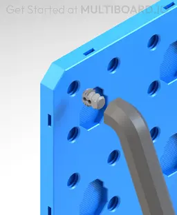 8x2 MU - Simple Bolt-Locked Shelf 3d model