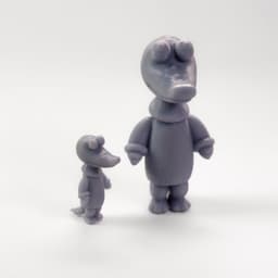 Crocodile Gena Vintage Toy 3d model