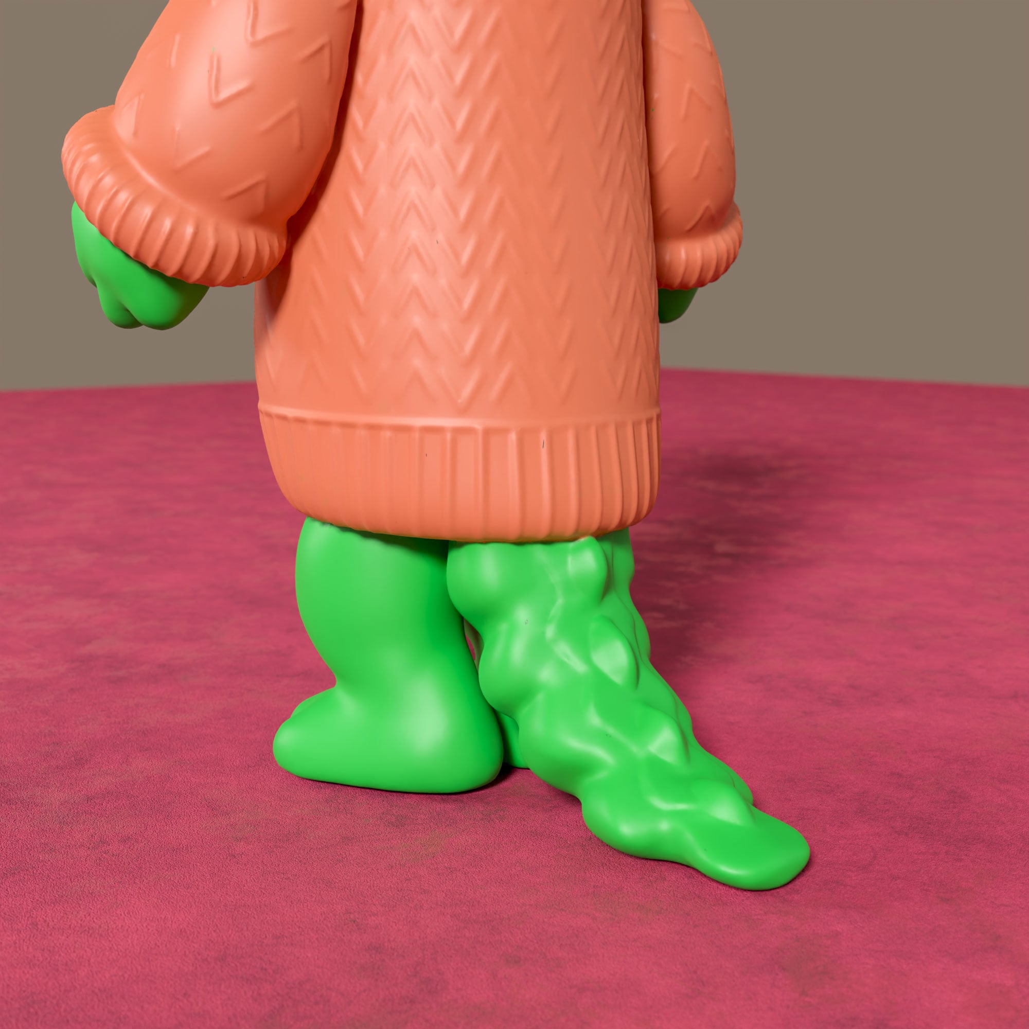 Crocodile Gena Vintage Toy 3d model