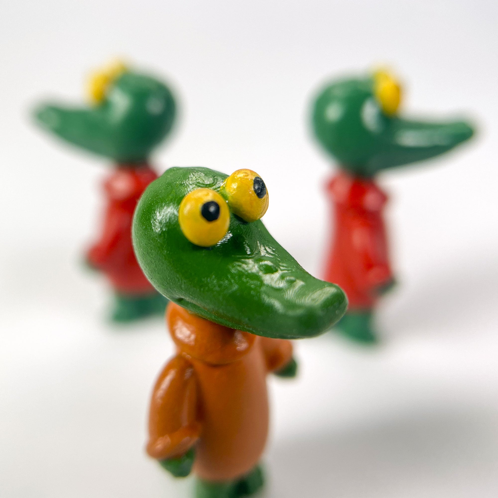 Crocodile Gena Vintage Toy 3d model