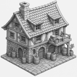 Medieval_Storehouse_WorkShop3D 3d model